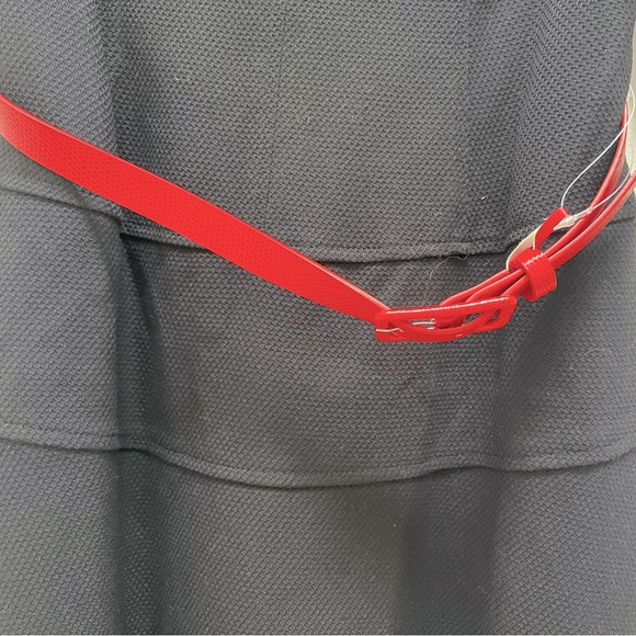 NEW Anne Klein Black A Line Dress Stretch Size 4 - Picture 5 of 6